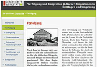 Neue Website juedische-emigration.geschichtswerkstatt-goettingen.de